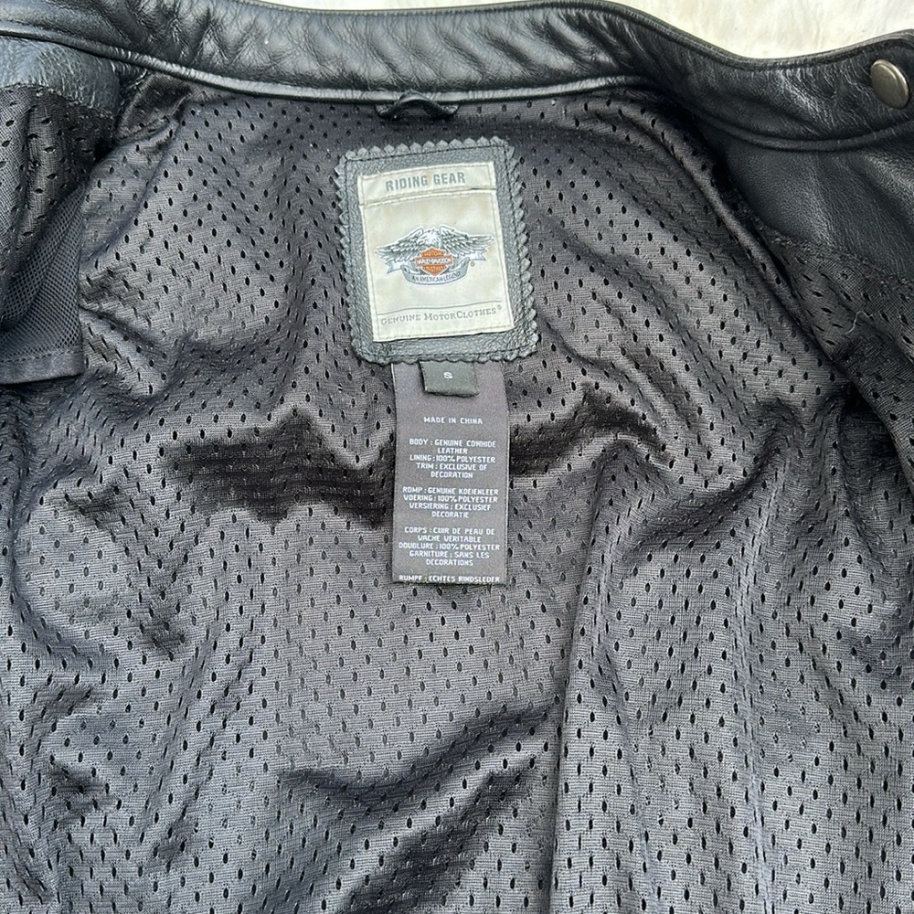 Leather Harley Davidson jacket small - Picture 3 of 5